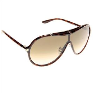 Tom Ford Ace Aviator Sunglass 🕶 Shiny Dark Havana